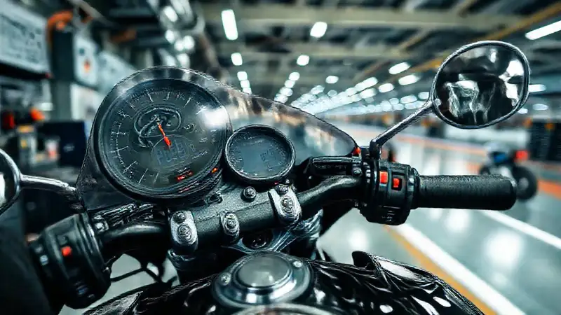 Motocicleta rápida: tensión y competición